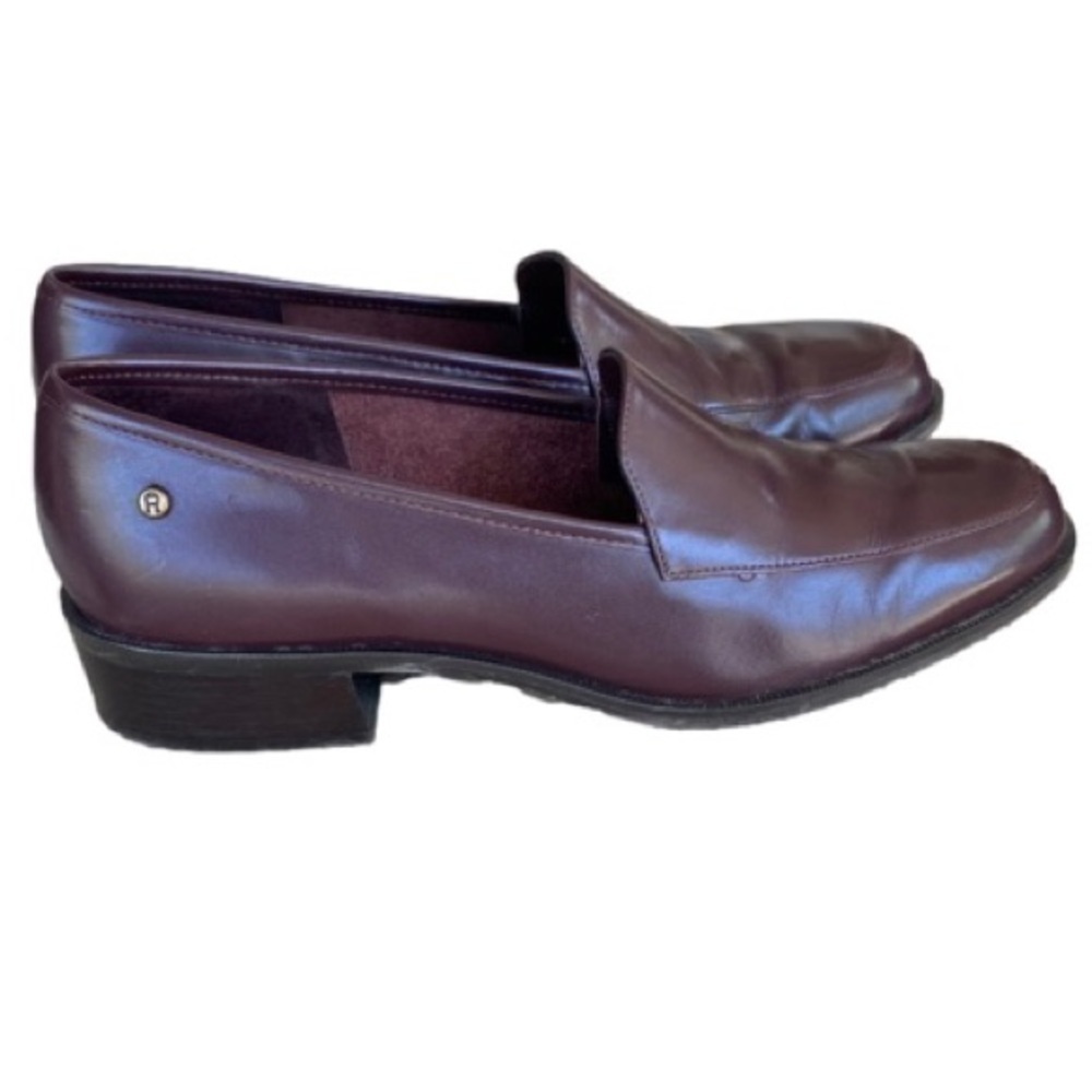 ETIENNE AIGNER Townsend Loafers Leather Slip-on Low Heel Brown Women Size 6N - Picture 4 of 12